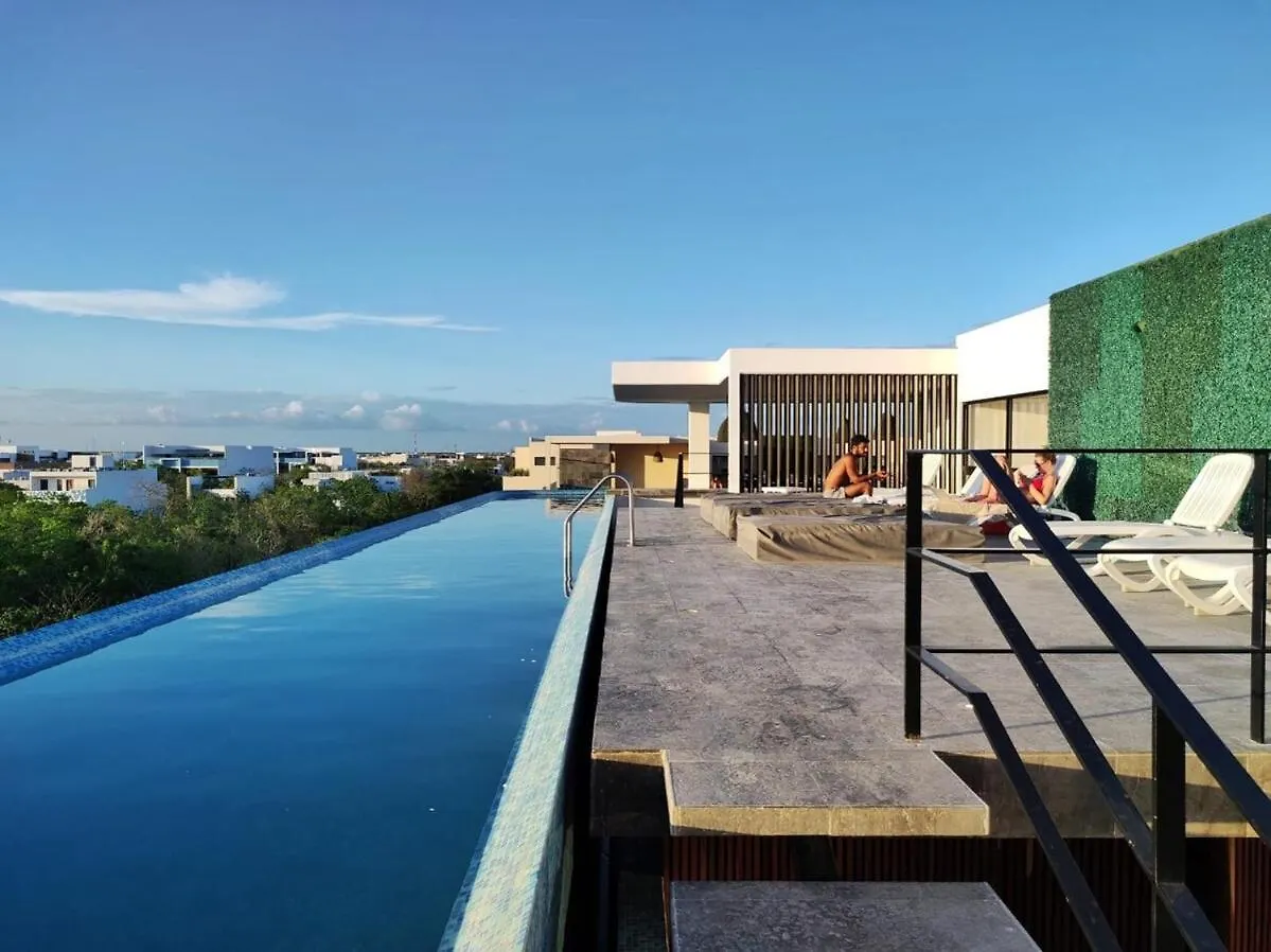 טולום Modern Studio With Grate View Pool&Gym Aldea Zama