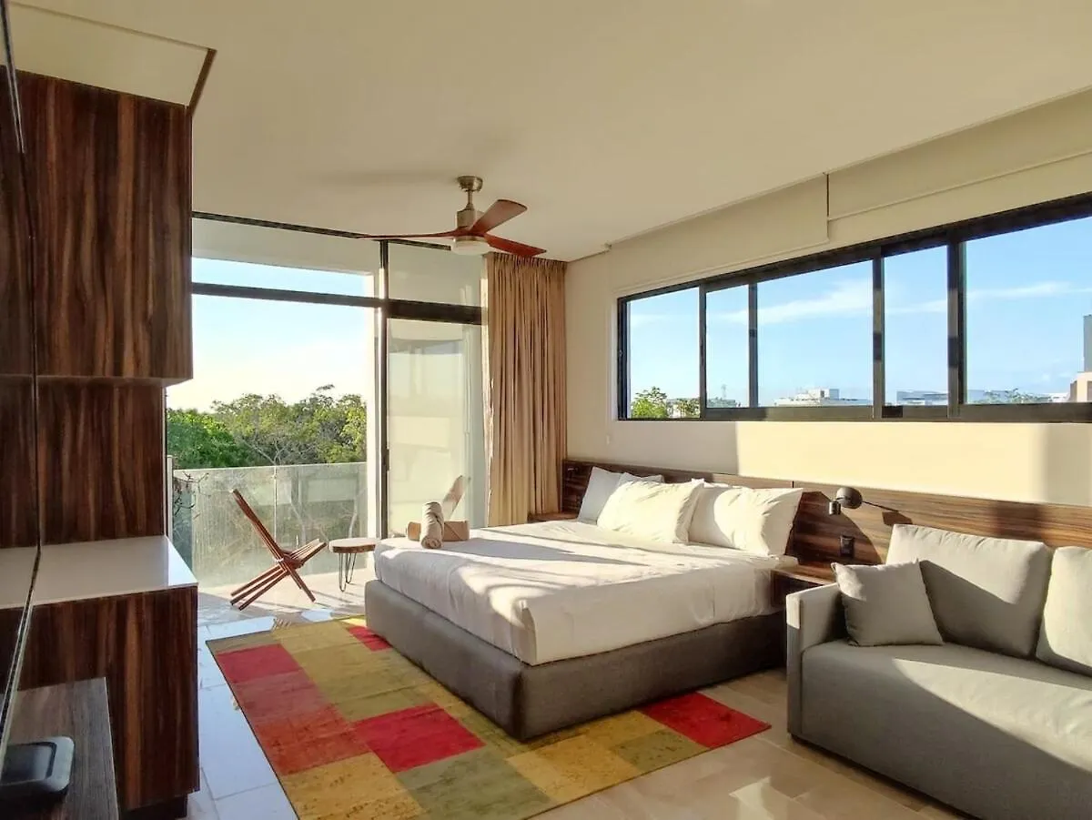 טולום Modern Studio With Grate View Pool&Gym Aldea Zama