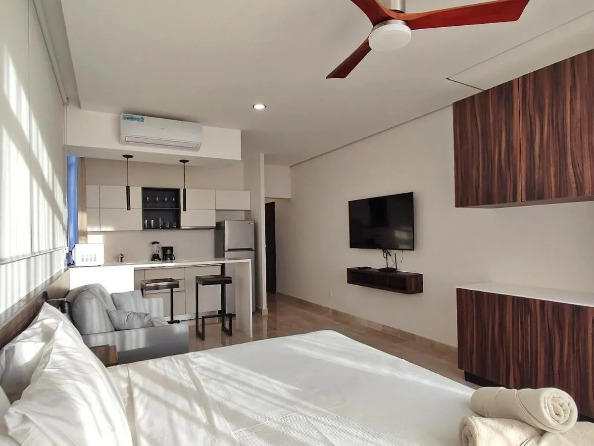 Modern Studio With Grate View Pool&Gym Aldea Zama Tulum Mexico