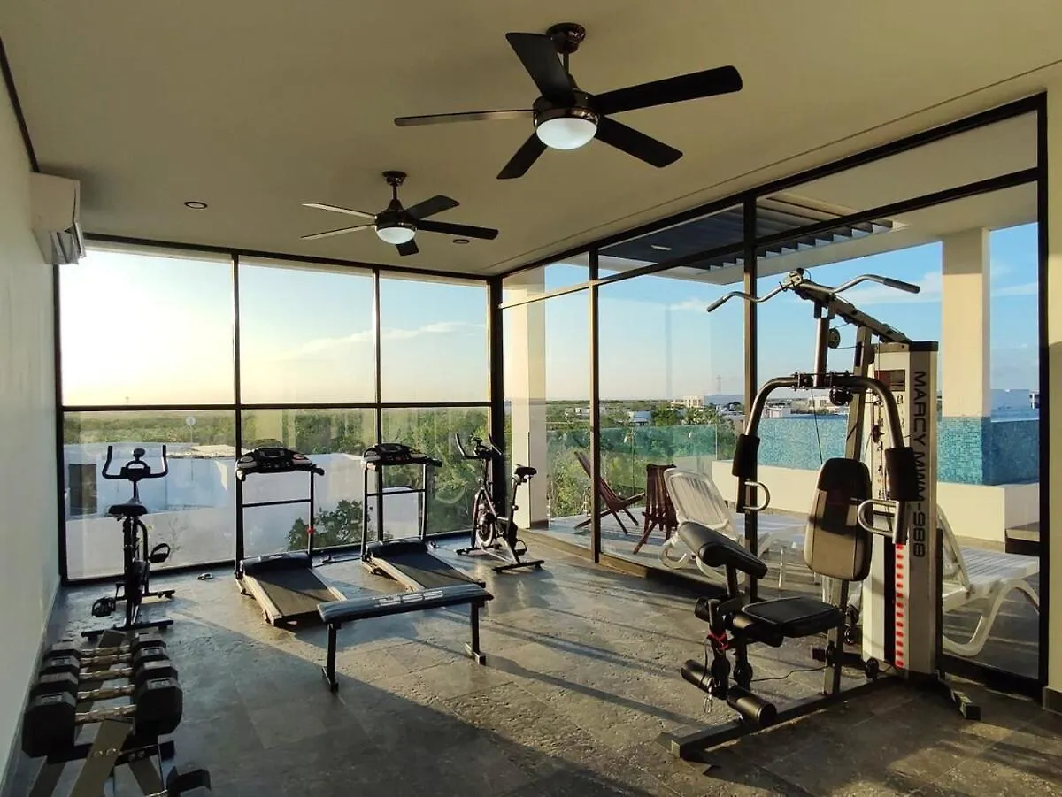 Modern Studio With Grate View Pool&Gym Aldea Zama Tulum